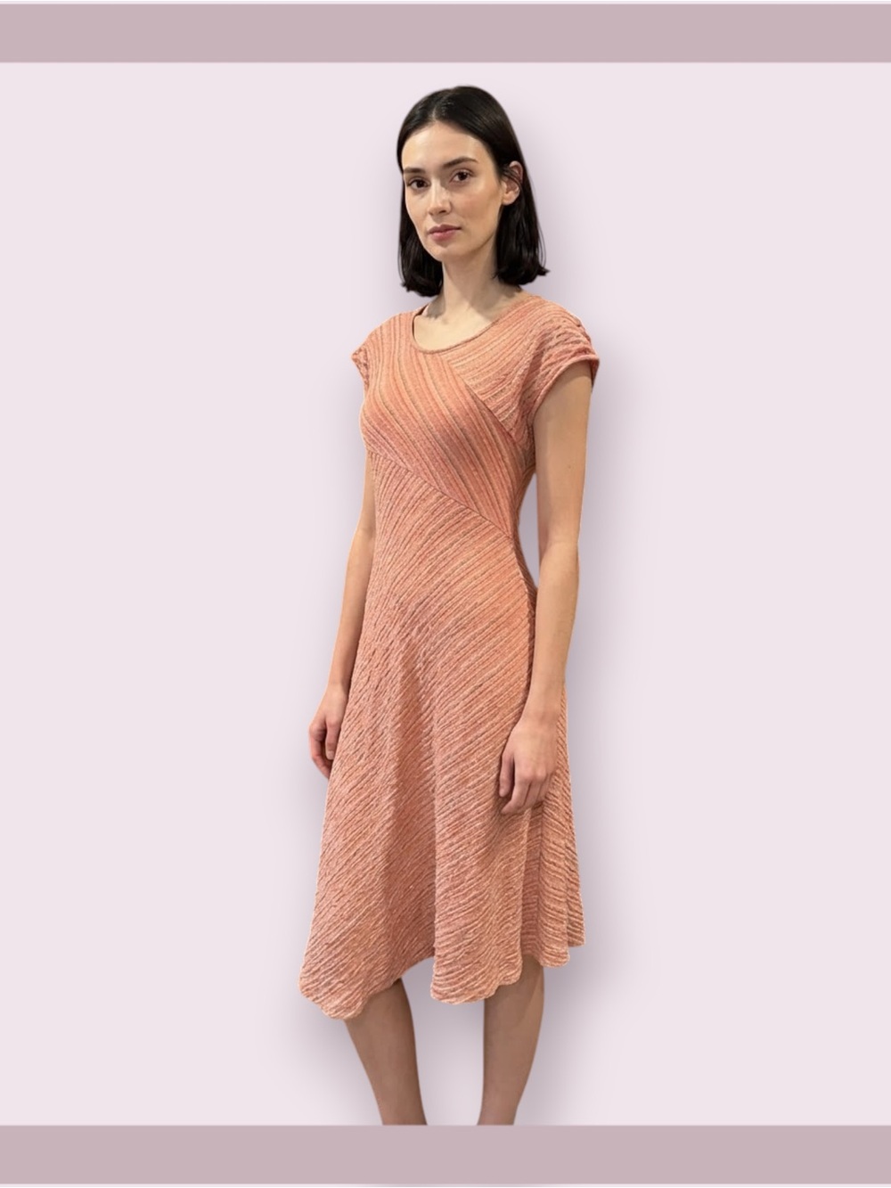 Antoine & Lili Knit Asymmetrical Midi Dress